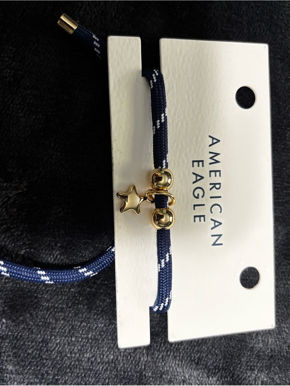 American Eagle Outfitters Navy Star Charm Bracelet